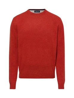 Andrew James Strickpullover Rot/Orange