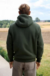 Next Kapuzenfleecejacke Teddyfell Reißverschluss (1-St) Dunkelgrün