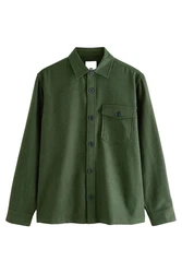 Next Hemdjacke Dunkelgrün/Grün