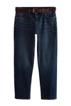 Next Straight-Jeans Authentische Straight Fit Jeans mit Gürtel 