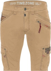 Timezone Cargohose Style RogerTZ und BenTZ Braun/Khaki/Beige