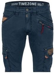 Timezone Cargohose Style RogerTZ und BenTZ Dunkelblau/Blau/Hellblau