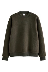 Next Fleecepullover Fleece-Rundhalssweatshirt 