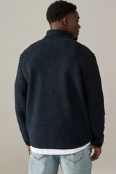 Next Fleecepullover Fleece-Troyer Dunkelblau/Blau/Hellblau/Schwarz