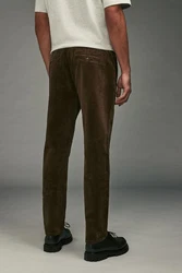 Next Chinohose Slim Fit Chinohose Khaki/Dunkelgrün/Braun