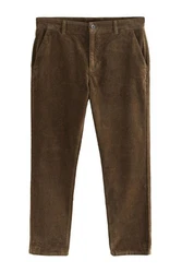 Next Chinohose Slim Fit Chinohose Khaki/Dunkelgrün/Braun