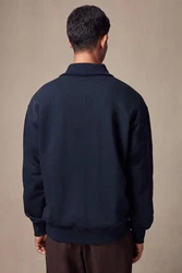 Next Trophy Sweatshirt mit Reißverschlusskragen Dunkelblau/Blau