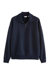 Sweatshirt Trophy Sweatshirt mit Reiverschlusskragen (1-tlg)