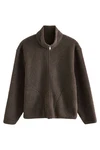 Next Fleecepullover mit Reißverschluss-Trichterkragen 