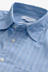 Next Langarmhemd Hellblau/Blau/Dunkelblau