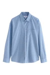 Next Langarmhemd Hellblau/Blau/Dunkelblau