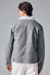 Next Jeansjacke Jeans-Truckerjacke (1-St) Hellgrau/Grau/Blau/Dunkelgrau