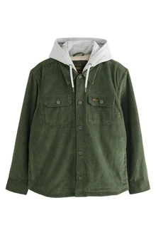 Next Hemdjacke mit Borgfutter und Kapuze (1-St) Next Hemdjacke mit Borgfutter und Kapuze (1-St)