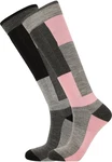 WHISTLER Socken Corsicana Rosa/Grau/Schwarz/Mischfarben