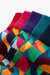 Next Bandeau-Bikini-Top Kurzsocken Gemusterte Socken im 5er-Pack 