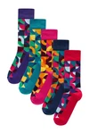 Next Bandeau-Bikini-Top Kurzsocken Gemusterte Socken im 5er-Pack 
