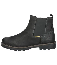 camel active Stiefel Chelseaboots Casual Boots Schwarz/Dunkelrot/Blau