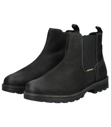 camel active Stiefel Chelseaboots Casual Boots Schwarz/Dunkelrot/Blau
