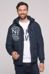 CAMP DAVID Jacke mit abtrennbarer Kapuze Dunkelblau