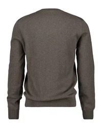 Gant Rundhalspullover CTN/WO C-NECK Khaki/Dunkelgrün/Grau/Dunkelgrau/Braun