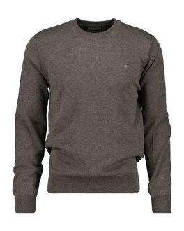 Gant Rundhalspullover CTN/WO C-NECK Khaki/Dunkelgrün/Grau/Dunkelgrau/Braun Gant Rundhalspullover CTN/WO C-NECK Khaki/Dunkelgrün/Grau/Dunkelgrau/Braun