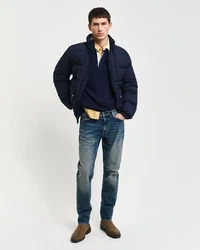 Gant Winterjacke Regular Fit Dunkelblau/Hellblau/Blau