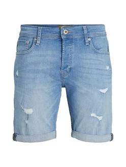 Jack & Jones Jeansshorts JJIRICK JJICON Shorts Hellblau/Blau Jack & Jones Jeansshorts JJIRICK JJICON Shorts Hellblau/Blau