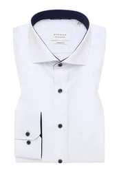 Eterna Businesshemd Modern Fit Haifischkragen (8819 X15V) Weiß/Creme/Grau/Dunkelrot/Dunkelblau