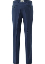 Carl Gross Stoffhose Sascha Dunkelblau/Blau/Hellblau