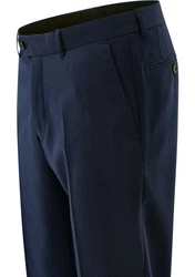 Carl Gross Stoffhose Sascha Dunkelblau/Blau/Hellblau
