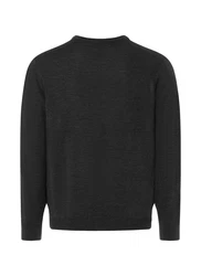 MAERZ Muenchen Strickpullover Dunkelgrau/Grau/Schwarz/Dunkelgrün
