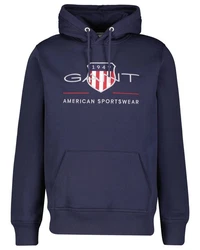 Gant Hoodie REG ARCHIVE SHIELD HOODIE Dunkelblau/Blau/Grau/Hellblau