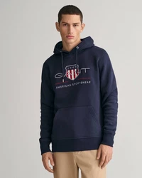 Gant Hoodie REG ARCHIVE SHIELD HOODIE Dunkelblau/Blau/Grau/Hellblau