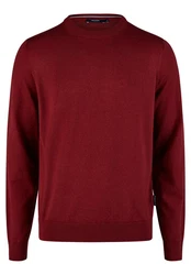 HECHTER PARIS Strickpullover Regular Fit Dunkelrot/Rot/Bordeaux