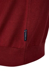 HECHTER PARIS Strickpullover Regular Fit Dunkelrot/Rot/Bordeaux