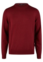 HECHTER PARIS Strickpullover Regular Fit Dunkelrot/Rot/Bordeaux