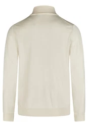 HECHTER PARIS Strickpullover Regular Fit Khaki/Beige/Weiß