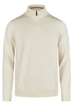 HECHTER PARIS Strickpullover Regular Fit Khaki/Beige/Weiß