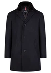 HECHTER PARIS Langmantel Dunkelblau/Hellblau