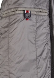 HECHTER PARIS Langmantel Grau/Braun/Beige