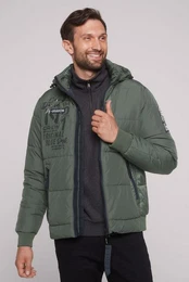 Steppjacke mit abtrennbarer Kapuze