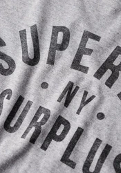Superdry Rundhalsshirt SURPLUS GRAPHIC TSHIRT dunkelgrau