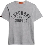 Superdry Rundhalsshirt SURPLUS GRAPHIC TSHIRT dunkelgrau