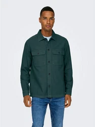 ONLY & SONS Langarmhemd ONSOLIVER smaragd