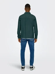 ONLY & SONS Langarmhemd ONSOLIVER smaragd