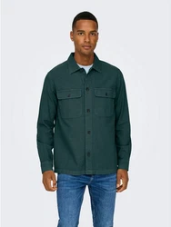 ONLY & SONS Langarmhemd ONSOLIVER smaragd