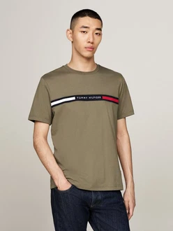 Tommy Hilfiger T-Shirt HILFIGER CHEST INSERT TEE Tommy Hilfiger T-Shirt HILFIGER CHEST INSERT TEE