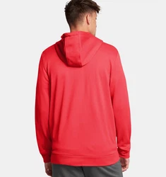 Under Armour Kapuzensweatshirt UA ARMOUR FLEECE FZ HOODIE rot