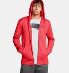 Under Armour Kapuzensweatshirt UA ARMOUR FLEECE FZ HOODIE rot