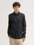 TOM TAILOR Denim Hemd rostbraun/schwarz/wei